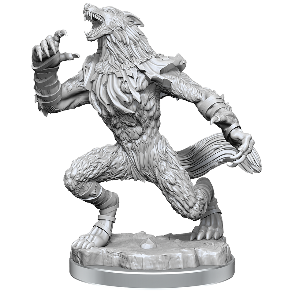 D&D Unpainted Miniature MTG Arlinn Kord & Tovolar