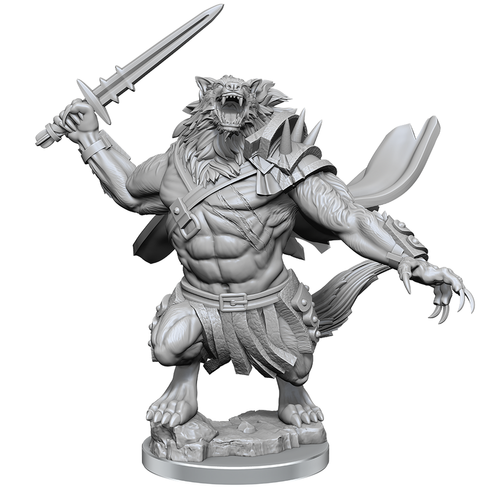 D&D Unpainted Miniature MTG Arlinn Kord & Tovolar