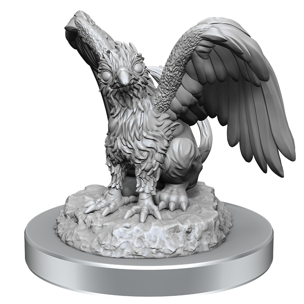 D&D Unpainted Miniature Griffon Hatchlings