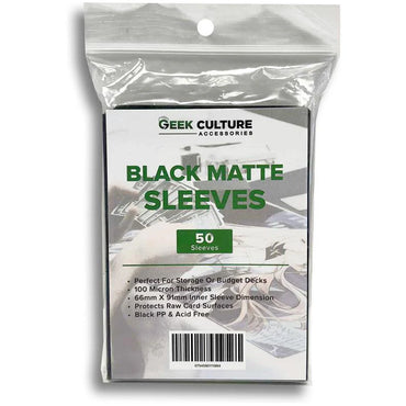 Geek Culture 50 Sleeves - Black