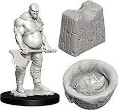 D&D Miniature Figurine - Executioner & Chopping Block
