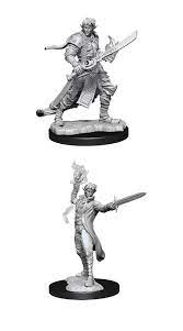 Pathfinder Battles Unpainted Miniatures Male Elf Magus (Magic User)