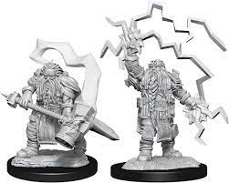 D&D Miniature Figurine - Dwarf Cleric (Male)