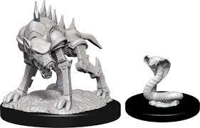 D&D Miniature Figurine - Iron Cobra & Iron Defender
