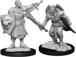 D&D Miniature Figurine - Male Human Champion