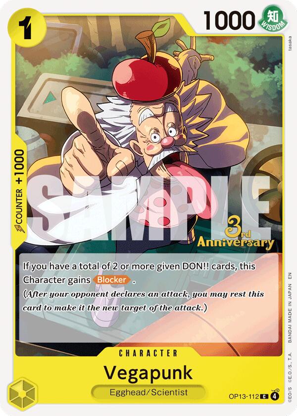 Vegapunk [Carrying On His Will: 3rd Anniversary Tournament Cards]