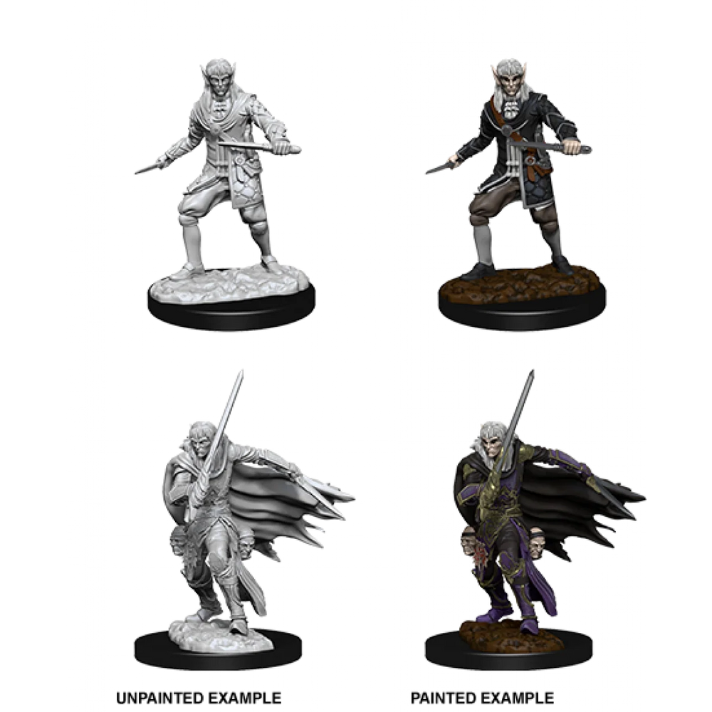 Pathfinder Deep Cuts Unpainted Miniatures Male Elf Rogue
