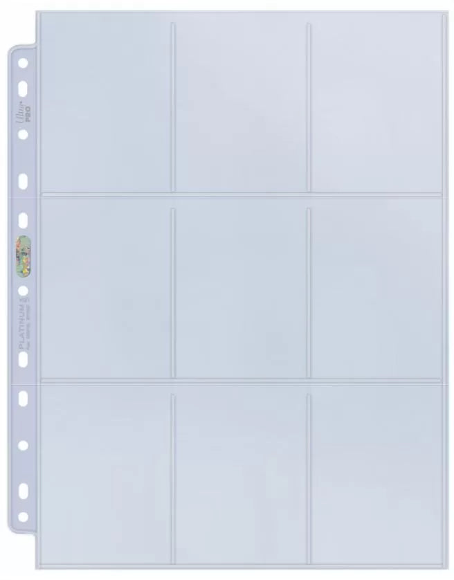 Ultra Pro 9-Pocket Silver Series (11 hole)