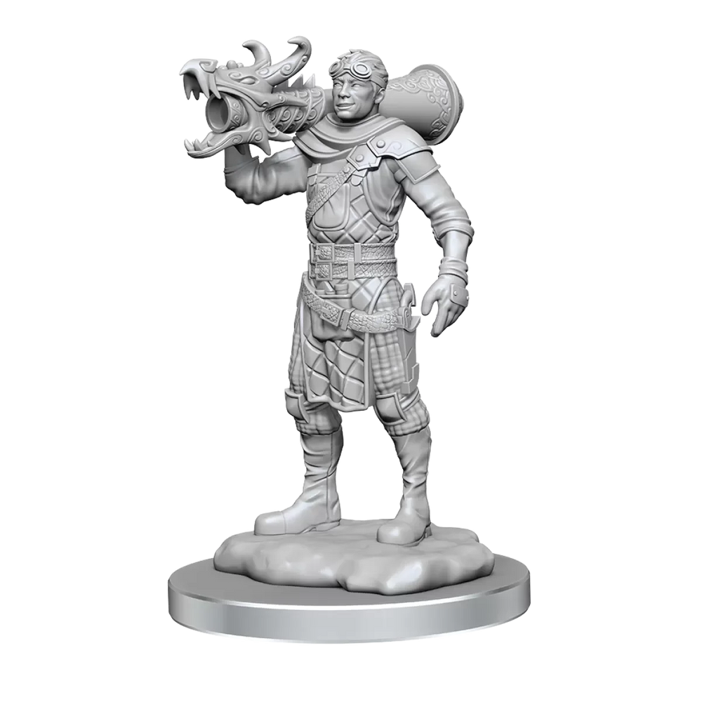 D&D Miniature Figurine -Human Artificer & Human Apprentice
