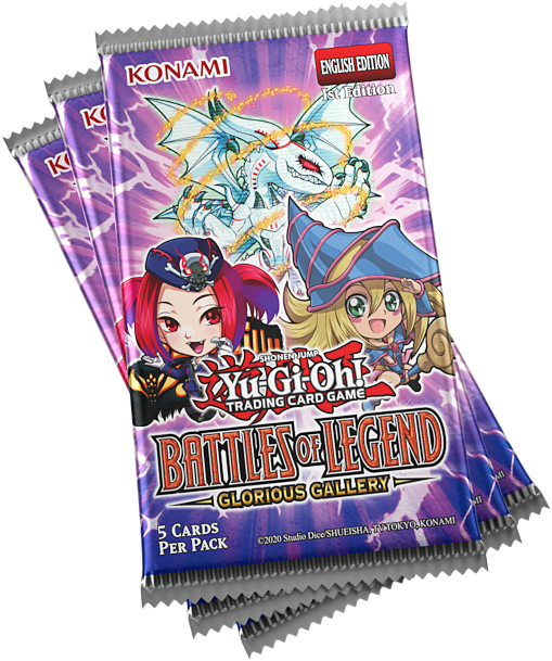 Yu-Gi-Oh! Battle of Legend: Glorious Gallery Booster 3-Pack Tuckbox