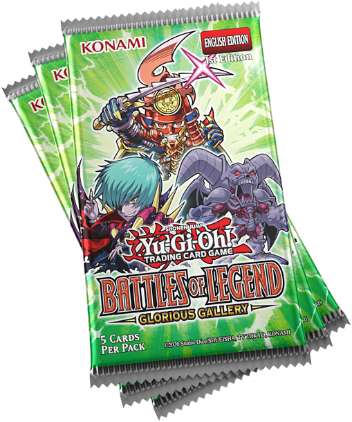 Yu-Gi-Oh! Battle of Legend: Glorious Gallery Booster 3-Pack Tuckbox
