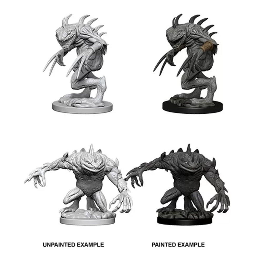 D&D Nolzurs Marvelous Unpainted Miniatures - Grey Slaad & Death Slaad