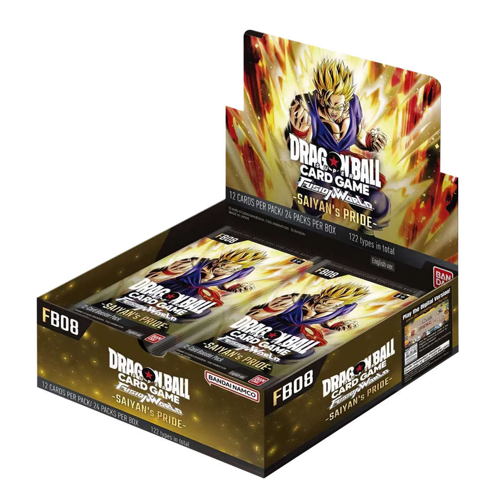 Dragon Ball Super Card Game: Fusion World – Booster Display: Saiyan's Pride [FB08]
