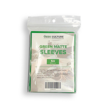 Geek Culture 50 Sleeves - Green