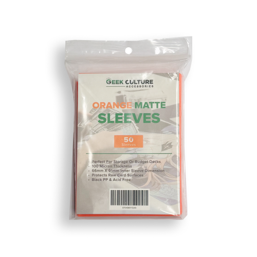 Geek Culture 50 Sleeves - Orange