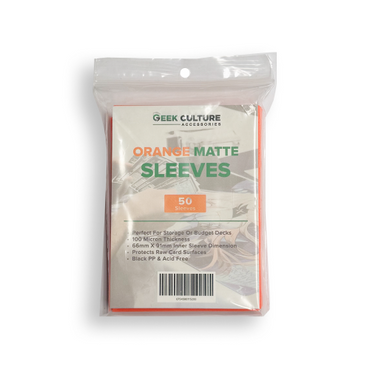 Geek Culture 50 Sleeves - Orange