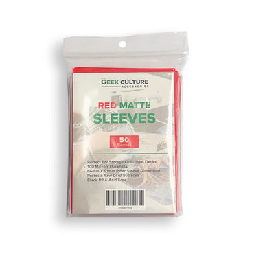 Geek Culture 50 Sleeves - Red