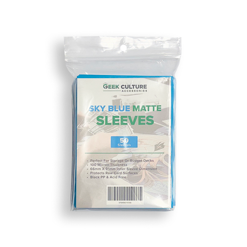 Geek Culture 50 Sleeves - Sky Blue