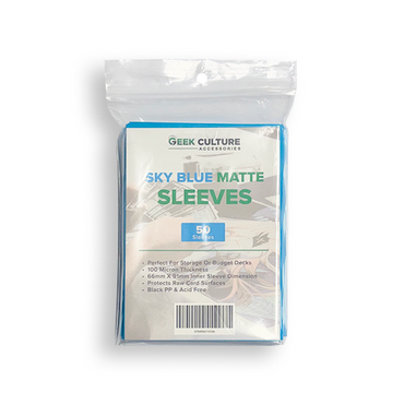 Geek Culture 50 Sleeves - Sky Blue