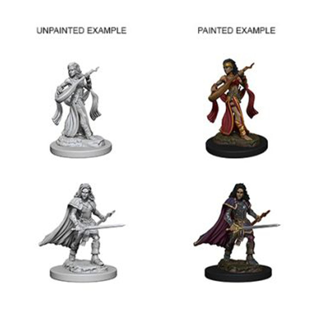 Pathfinder Deep Cuts Unpainted Miniatures Female Human Bard