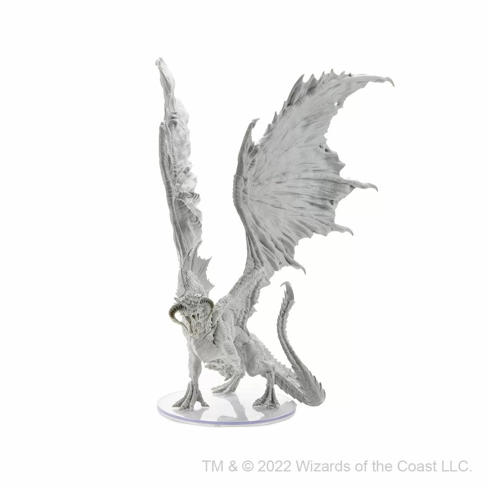 D&D Unpainted Miniatures Adult Black Dragon