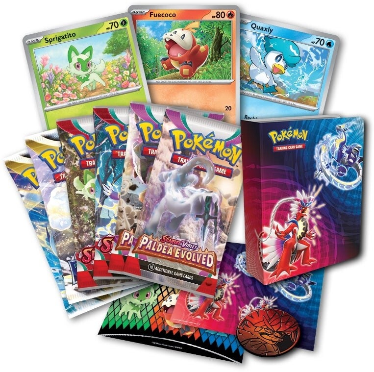 PKM Collector's Chest 2023 (Sprigatito, Fuecoco, Quaxly)