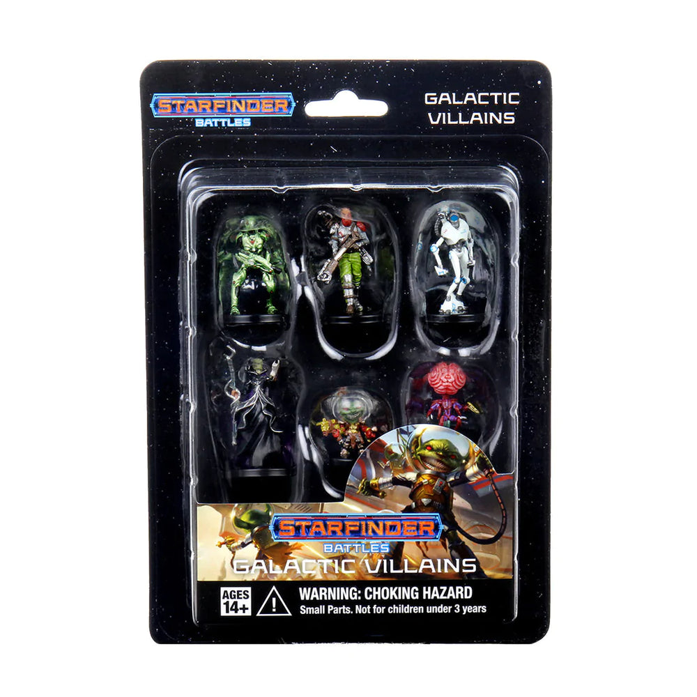 Starfinder - Galactic Villains Pre-Painted Miniatures