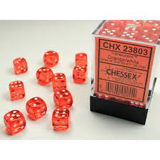 Chessex Dice (Translucent) 36d6