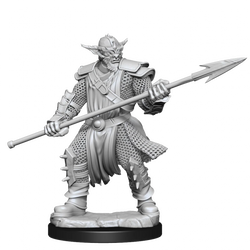 Critical Role Unpainted Miniatures Bugbear Fighter Male