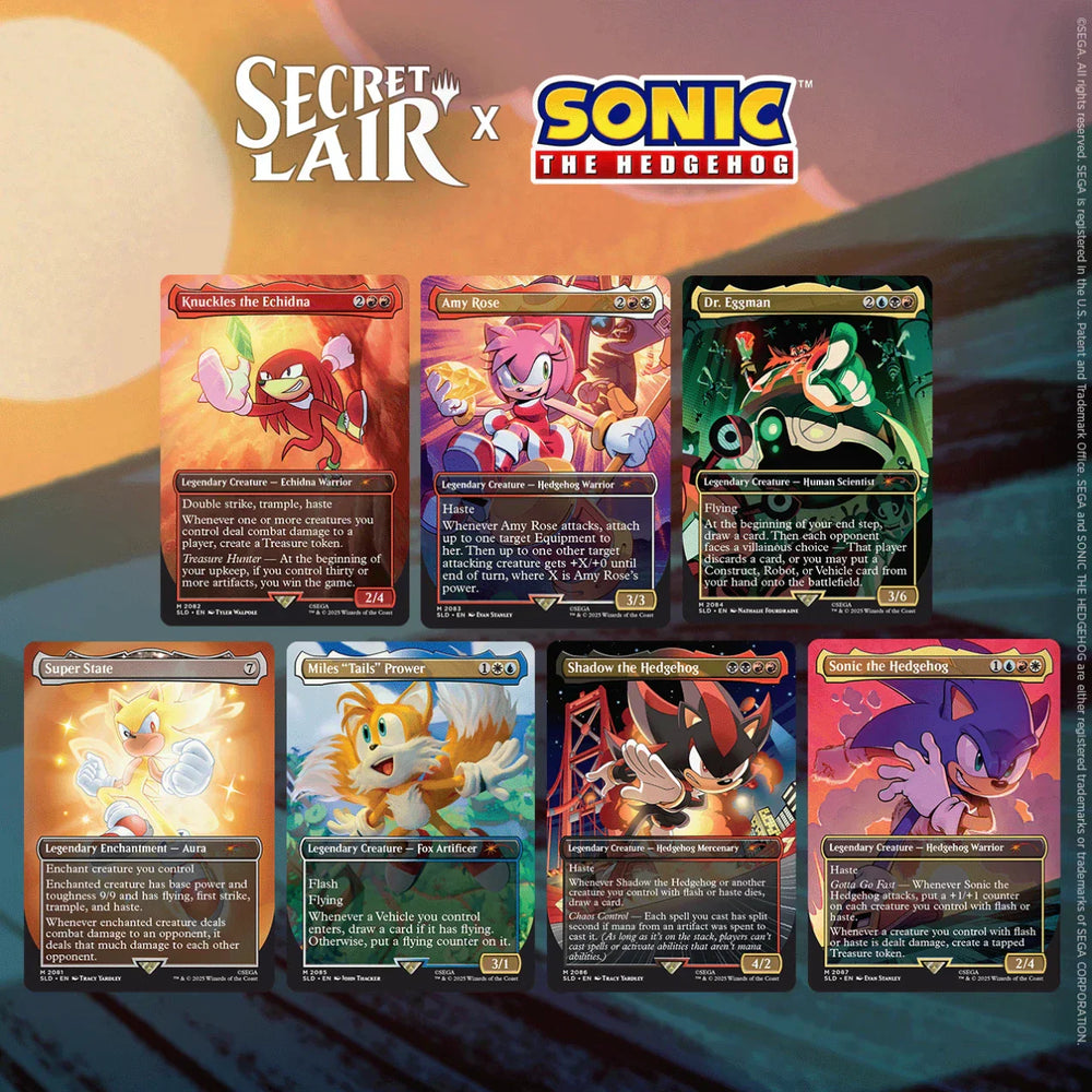MTG Secret Lair x Sonic the Hedgehog - Friends & Foes Non-Foil