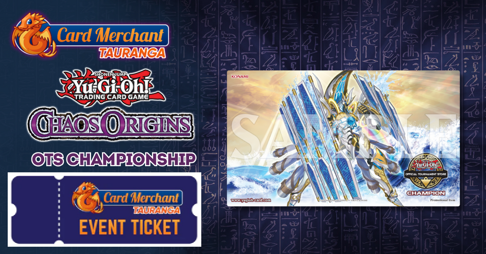 Yu-Gi-Oh! Chaos Origins OTS Championship Ticket