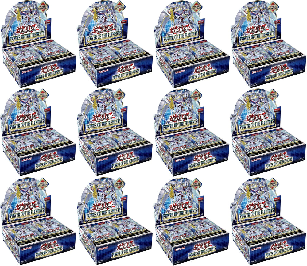 YGO Booster Case - Power Of The Elements (1st Edition)