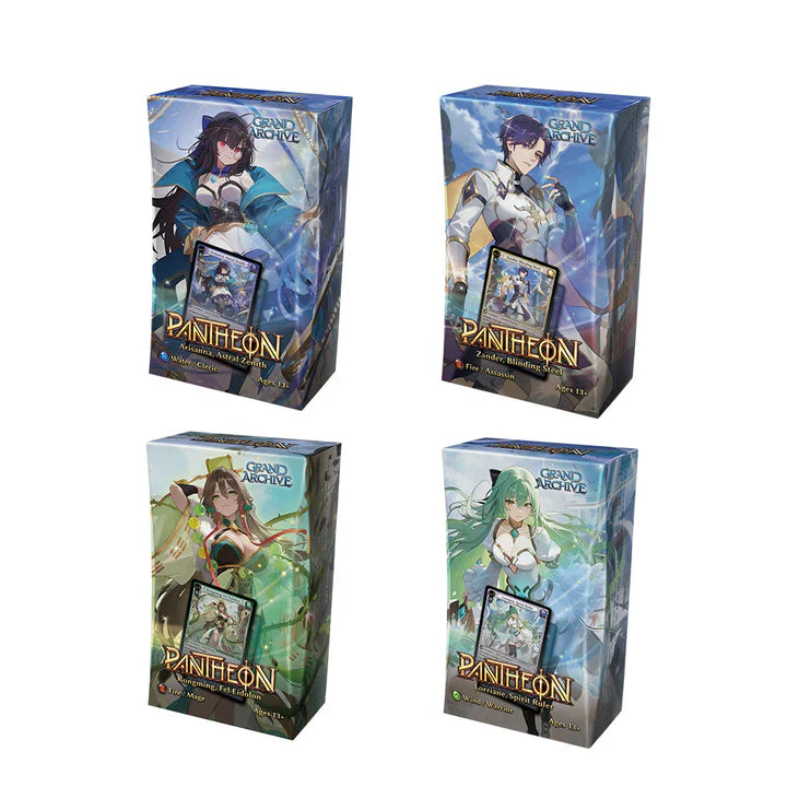 **PRE-ORDER** Grand Archive Pantheon Deck Set – Radiant Origins
