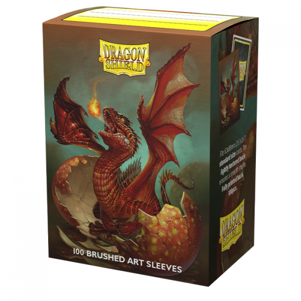 Dragon Shield Sleeves Brushed Art - Baby Dragon (standard size)