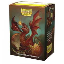Dragon Shield Sleeves Brushed Art - Baby Dragon (standard size)