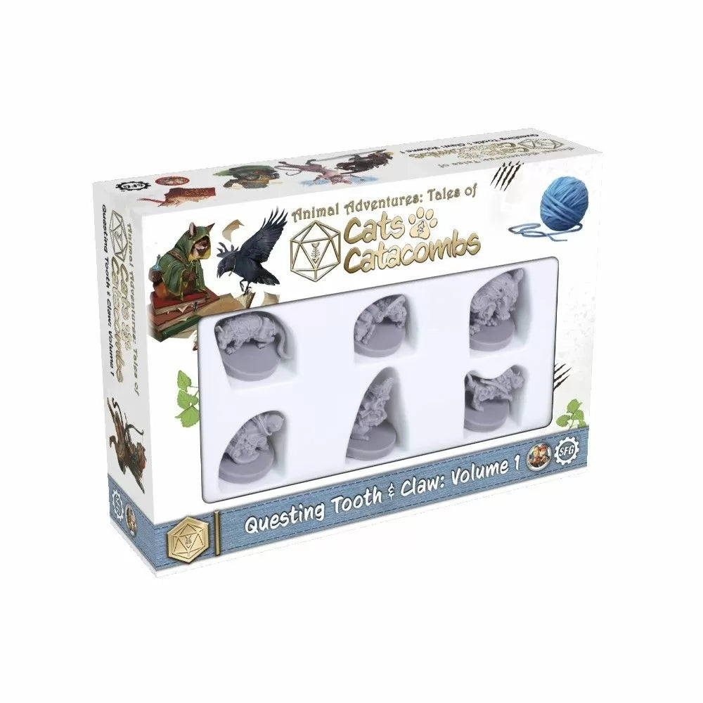 Animal Adventures Cats and Catacombs - Questing Tooth & Claw Volume 1 Miniatures